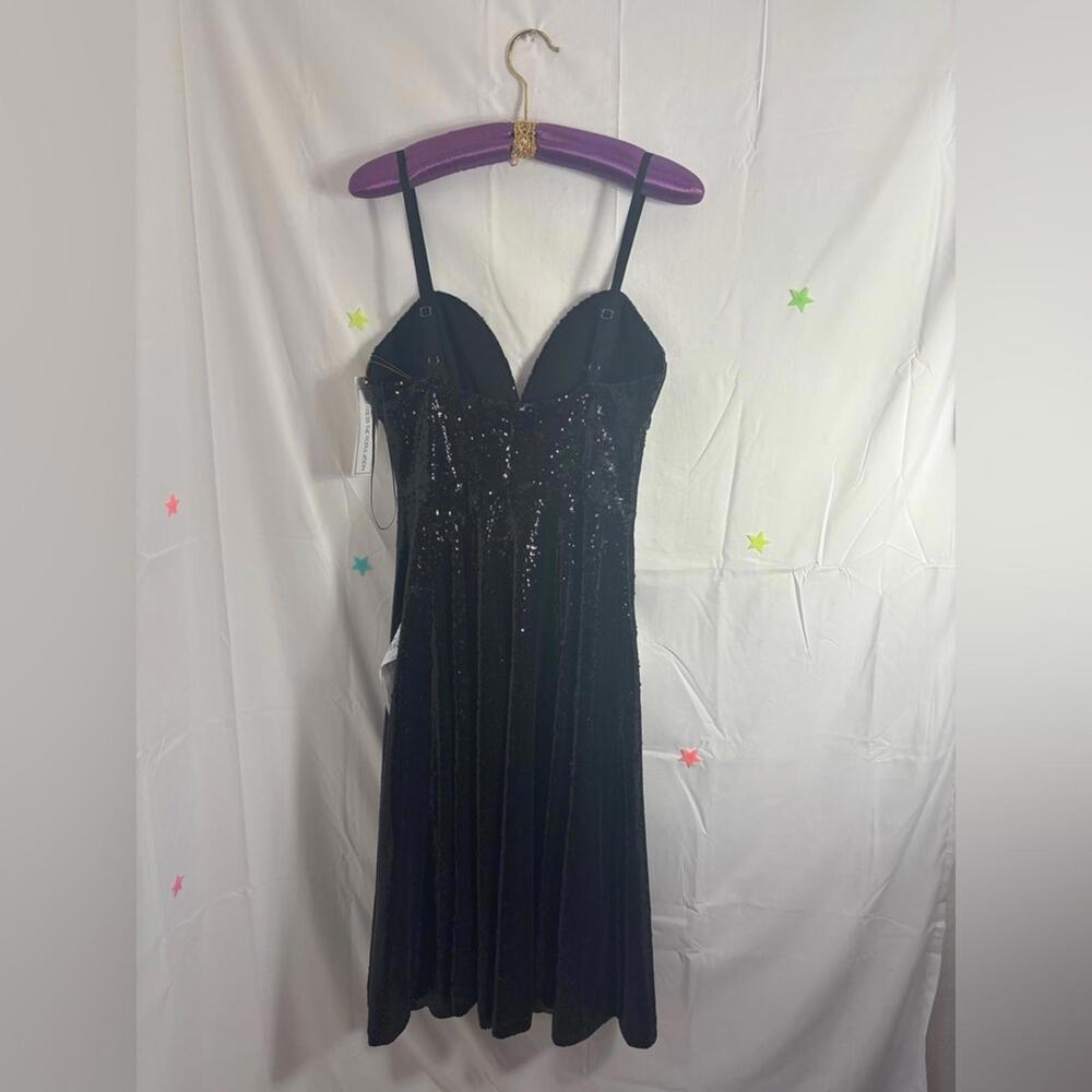 NWT Dress the Population Mimi Sequin Cocktail Dress Size‎ M - Picture 10 of 15
